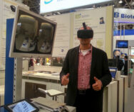 VTplus VR Therapie System VT+ExpoCart1 zum Ausprobieren auf der MEDICA 2014