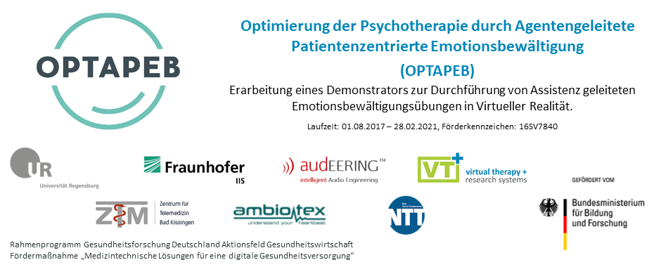 VTplus GmbH Verbundforschung OPTAPEB - Emotionsbewältigung mit VR und KI - gefördert vom BMBF
