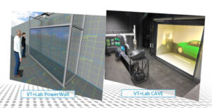 VR-Forschung und VR-Therapie-Forschung mit VT+Lab PowerWall und CAVE